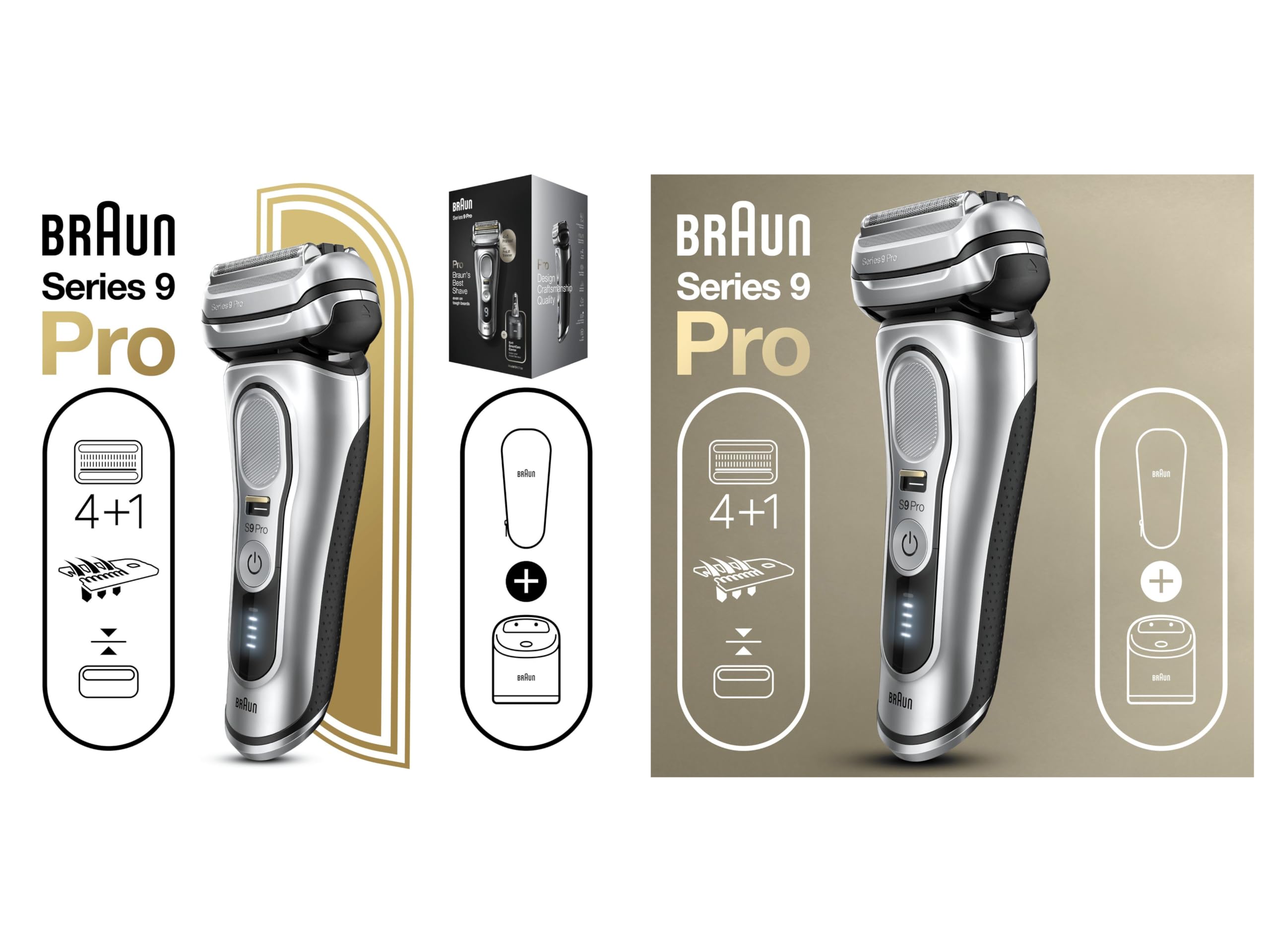 BRAUN Series 9 Pro 9467cc Wet & Dry Shaver with 5-in-1 SmartCare